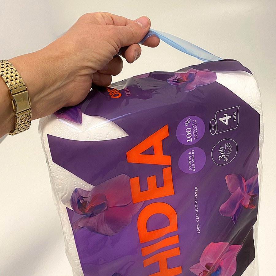 Køkkenrulle, Grite Orchidea, 3-lags, 100% nyfiber, 28 ruller