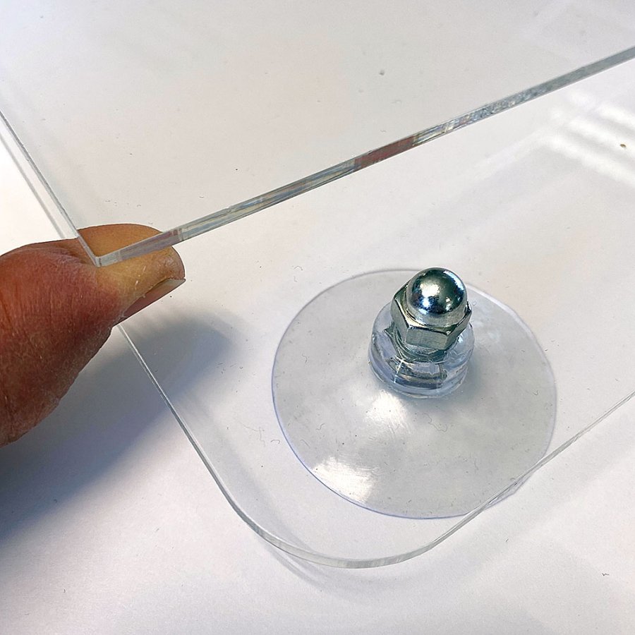 Window ramme med sugekop dobbeltsidet vertikal - A3