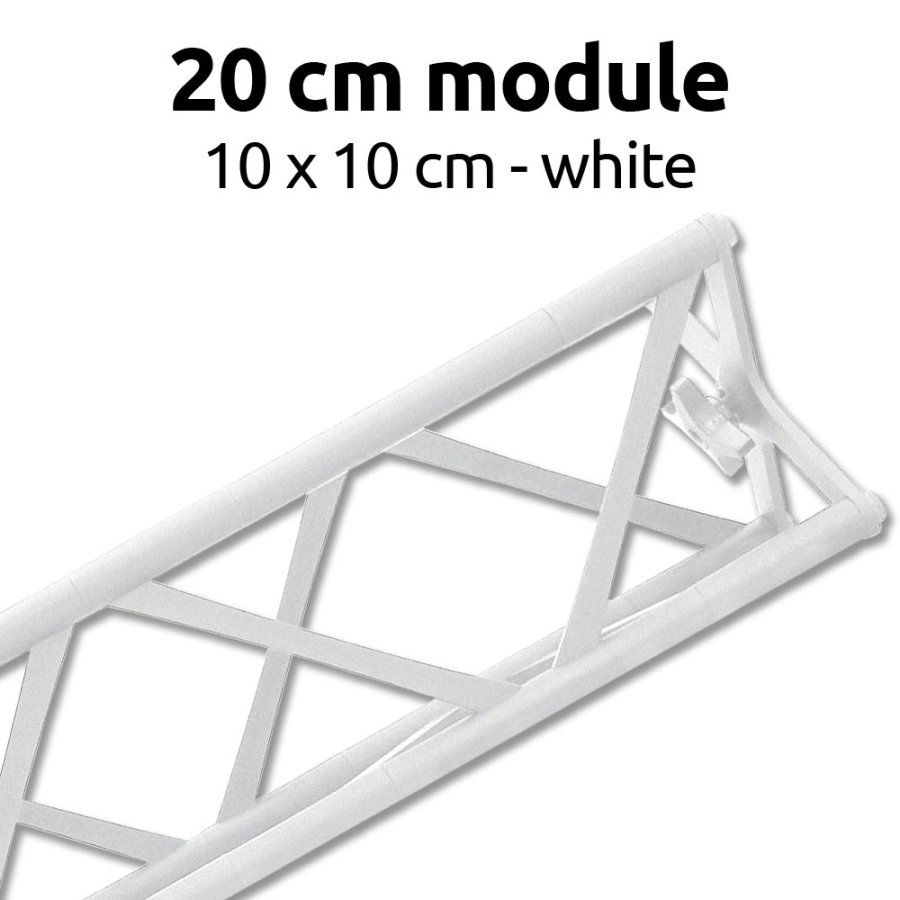 Crown Truss 10x10, Module 20cm - Hvid