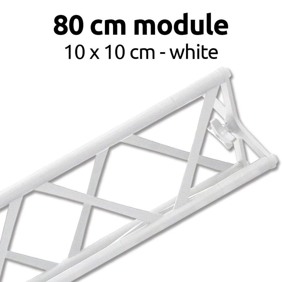 Crown Truss 10x10, Module 80cm - Hvid