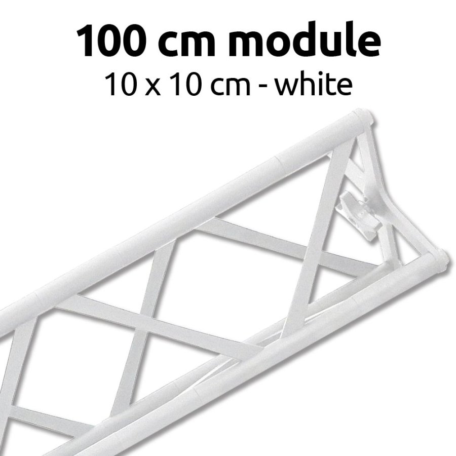 Crown Truss 10x10, Module 100cm - Hvid