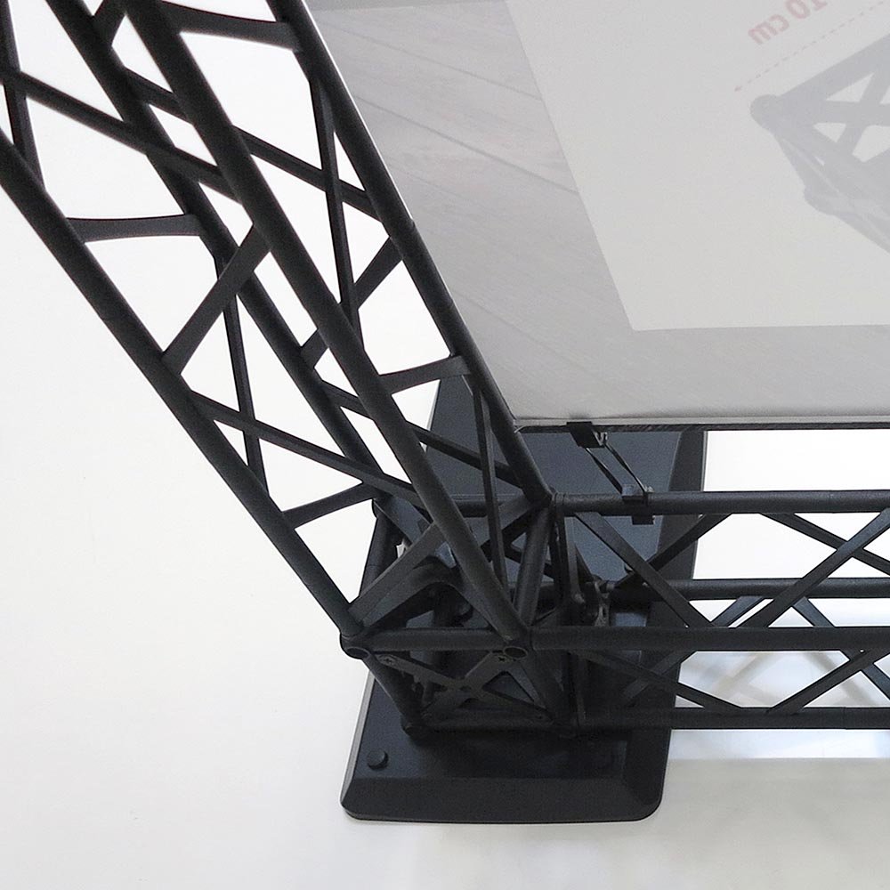 Crown Truss 10 Base Side, Sort | Dansk Skilte Inventar