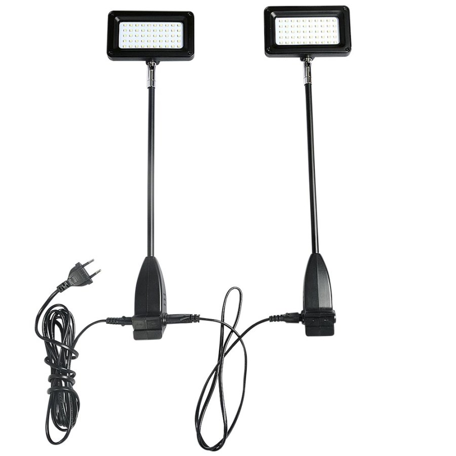 LED spots, 2 stk. sorte, 15W, inkl. beslag til Crown Truss 10 x 10 cm