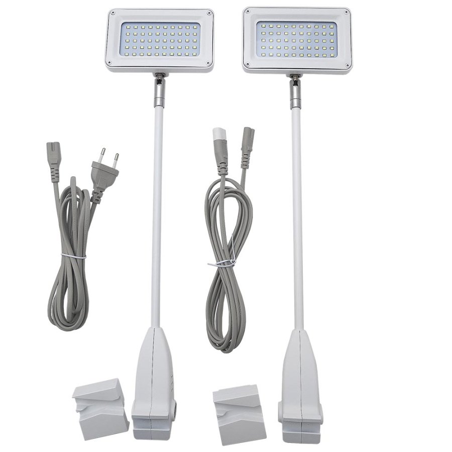 Crown Truss 10x10, LED, 15 watt Spotlight, inkl. holder - White.  S&aelig;t. = 2 stk.