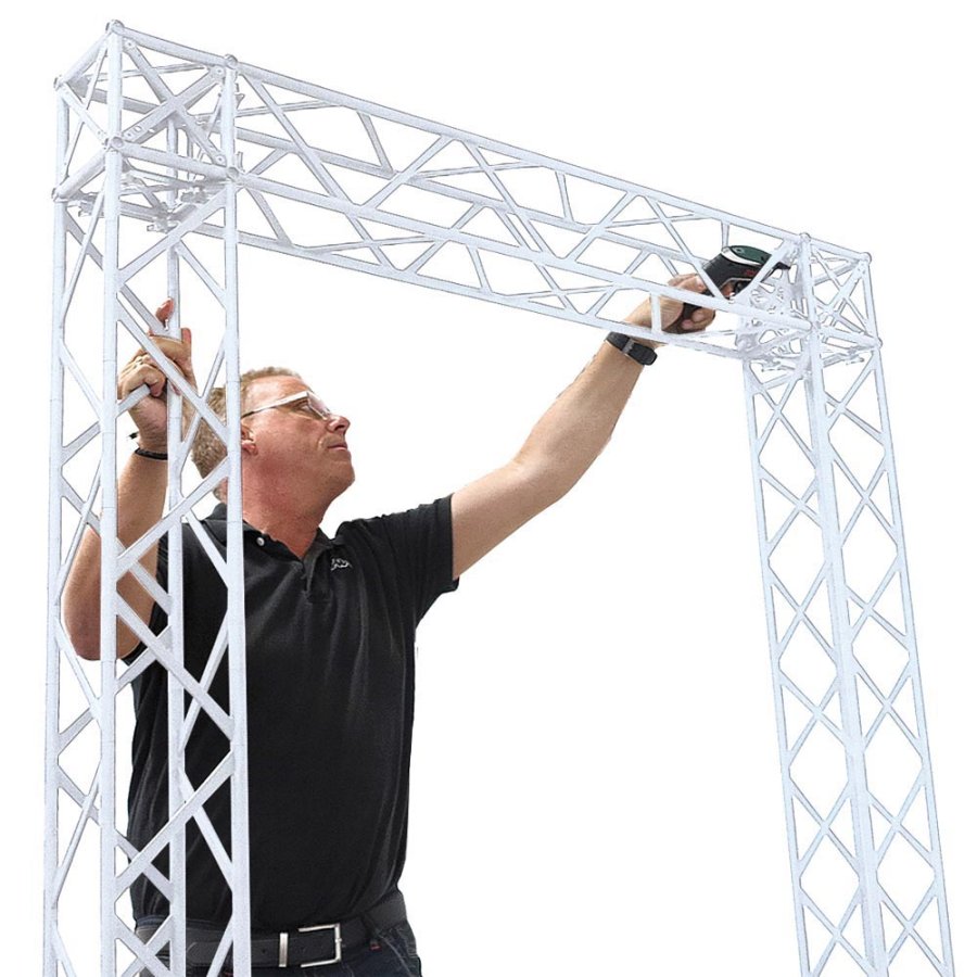 Crown Truss 10 v&aelig;g - hvid