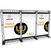 Crown Truss 10 Triple Banner wall, Sort #1