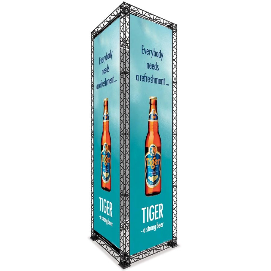 Crown Truss 10 t&aring;rn - sort