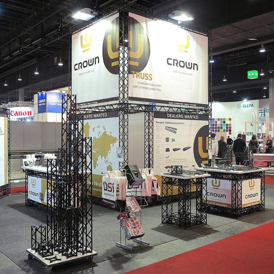 Crown Truss 15 t&aring;rn - sort