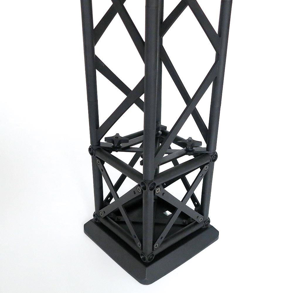 CROWN TRUSS 15 L-shape wall 3 x 3 m, Sort | Dansk Skilte Inventar