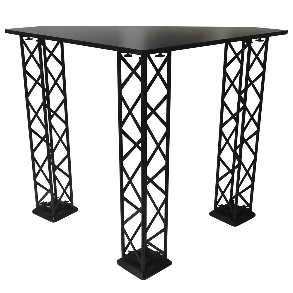 CROWN TRUSS 15 Top plate for triangle counter, Sort | Dansk Skilte Inventar