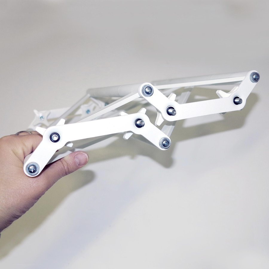 Crown Truss 15 v&aelig;g - hvid