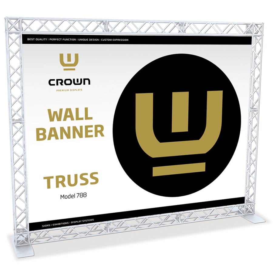 Crown Truss 15 bannerv&aelig;g - hvid