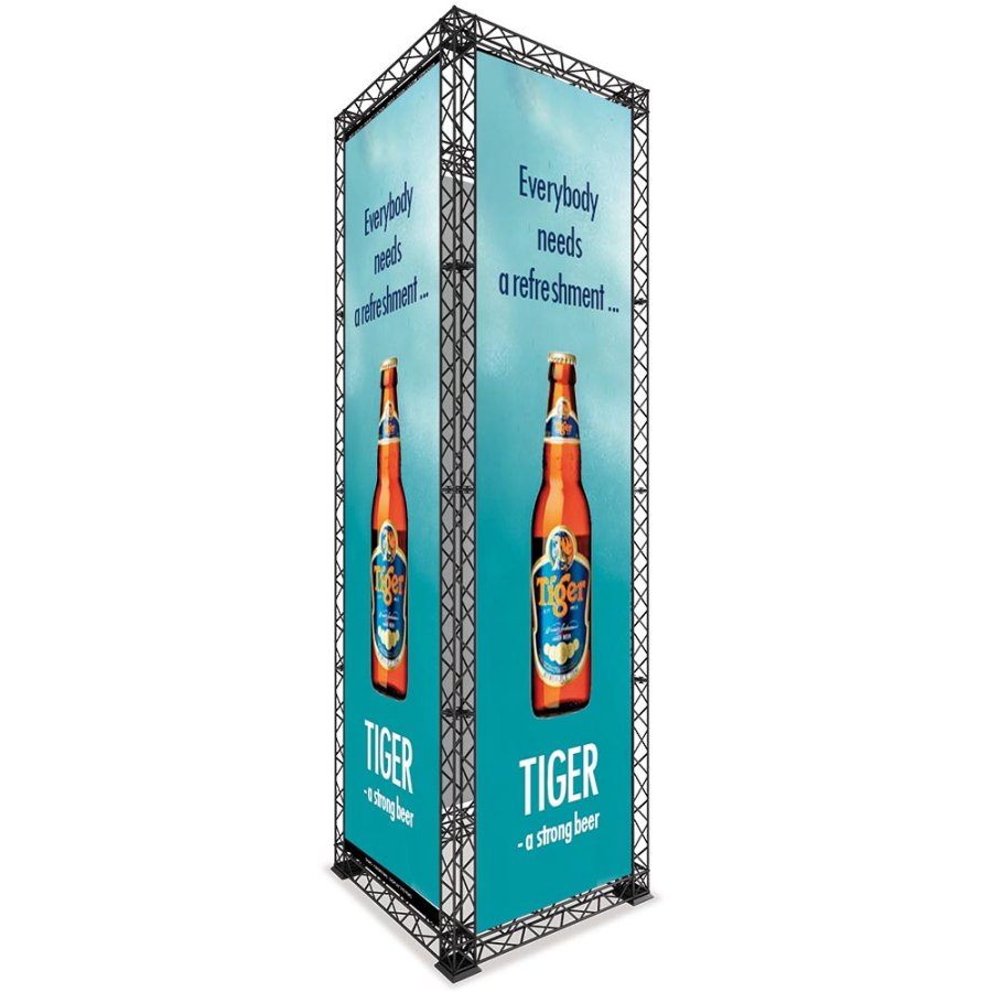 Crown Truss 15 t&aring;rn - sort