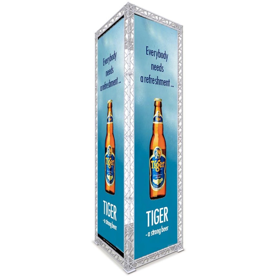 Crown Truss 15 t&aring;rn - sort