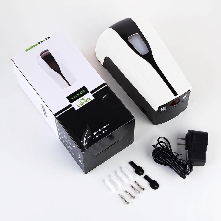 H&aring;ndsprit dispenser med sensor - til 1000ml h&aring;ndsprit eller gel