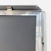Klikramme med 20mm aluminium fladprofil, s&oslash;lv - 50 x 70 cm #5