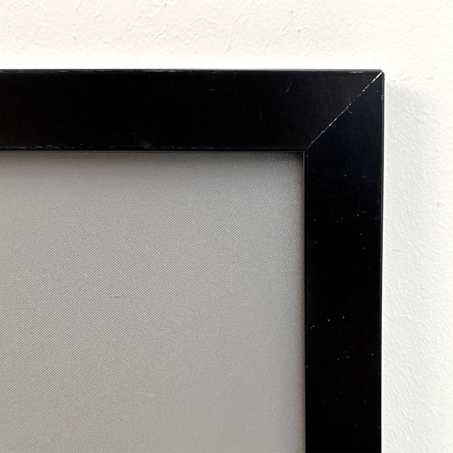 Klikramme, 20 mm aluminium fladprofil, sort, A3 - 29,7 x 42 cm