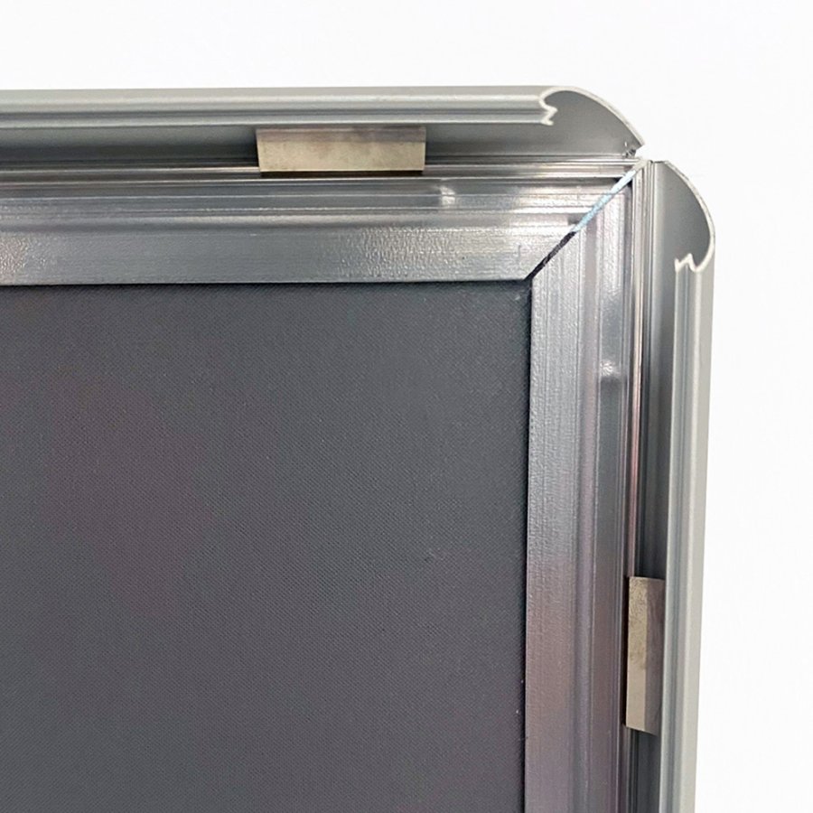 Klikramme med 20mm aluminium profil, s&oslash;lv - A2