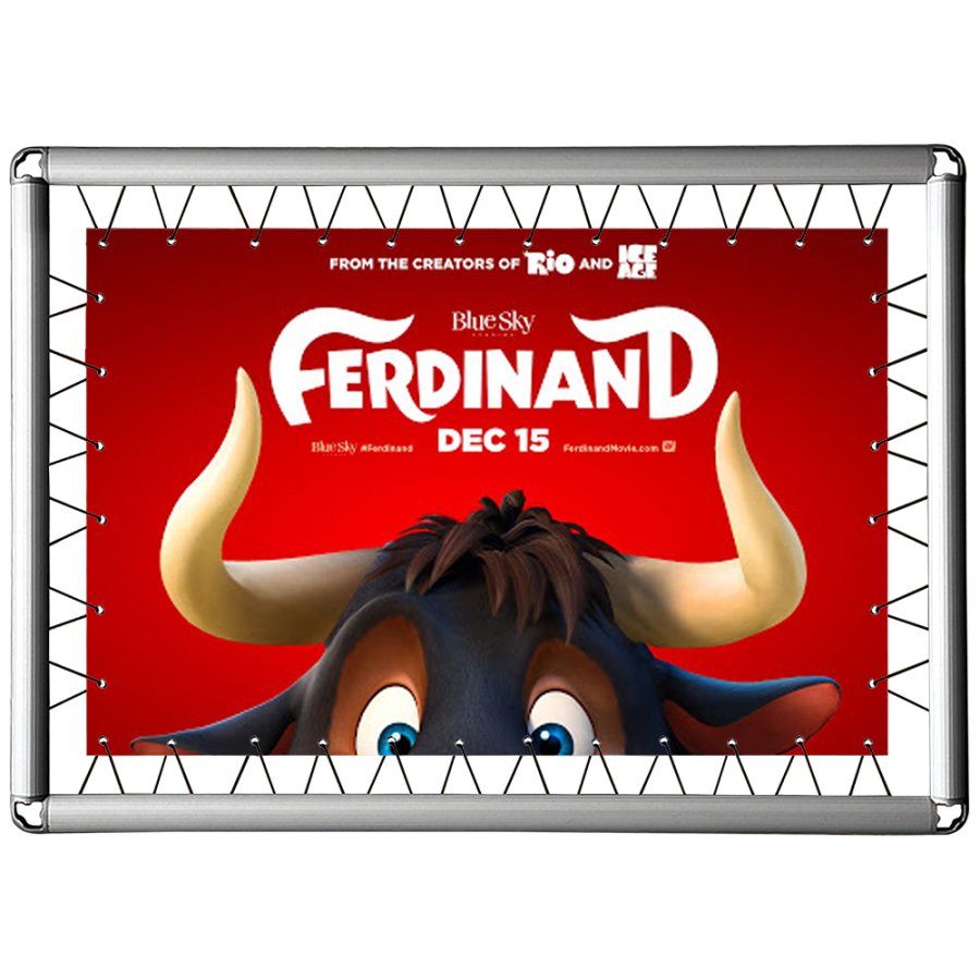 Omni Banner Ramme, 100x150cm. Inkl. krog m/elastik. Ekskl. eyelets