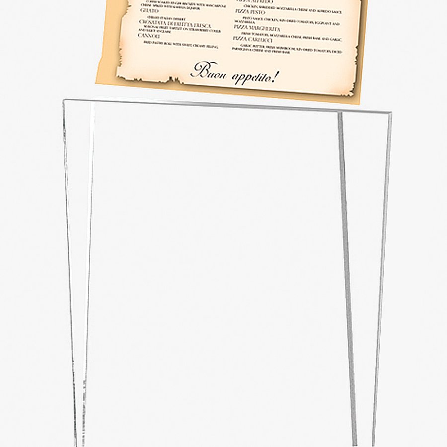 Rocket Menukortholder vertikal - A5 - 14.8x21 cm - gr&aring;