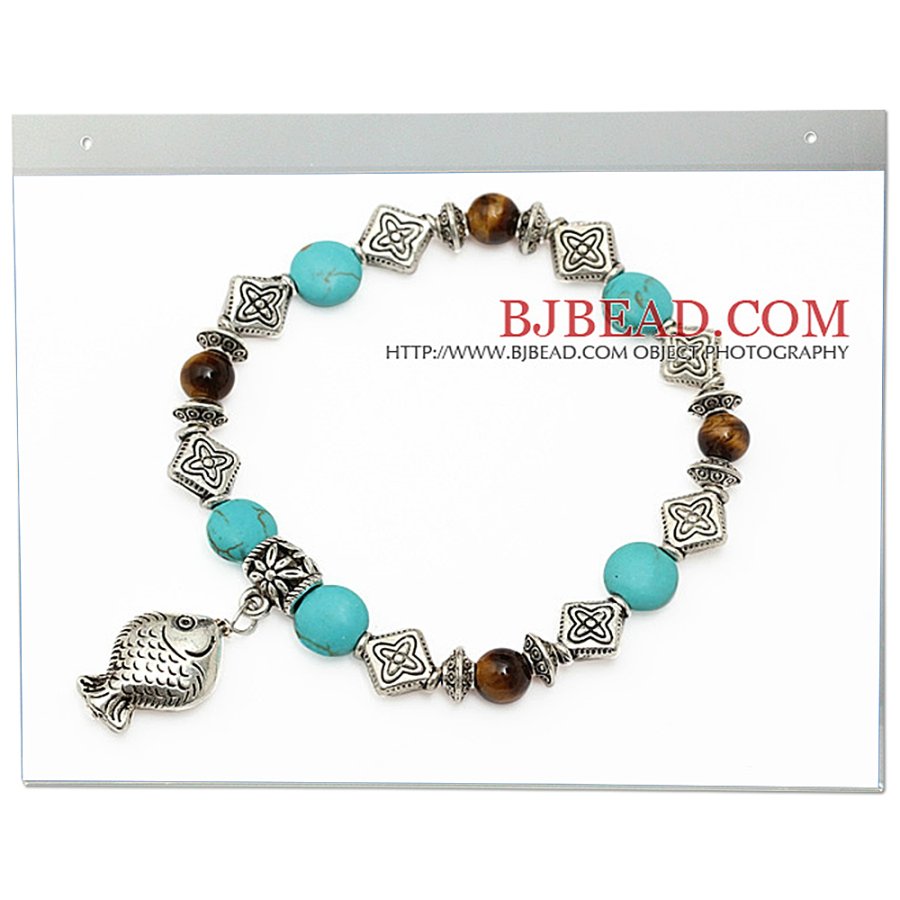 Akryl plakatoph&aelig;ng med huller, horisontal, A4