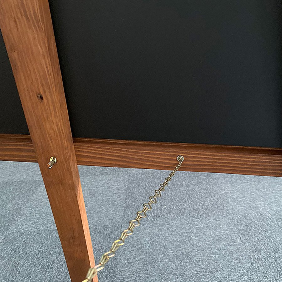 Wooden Stafeli, 165cm. Dark wood