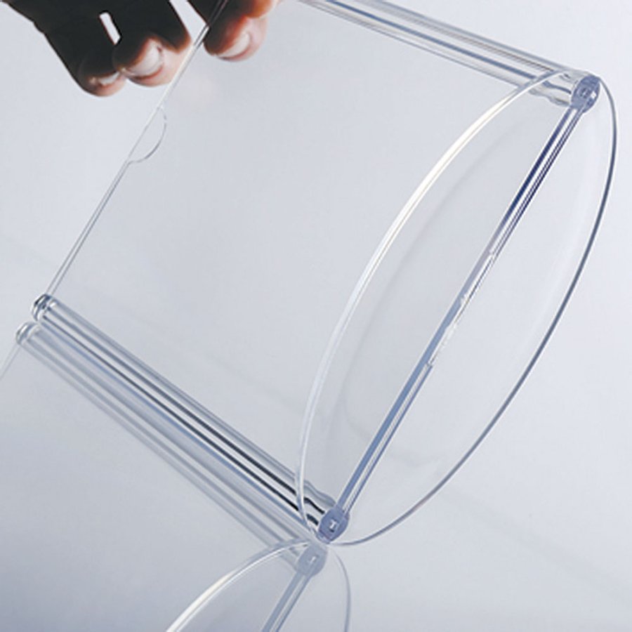 Oval Menukortholder vertikal - A4 - 21x29.7 cm