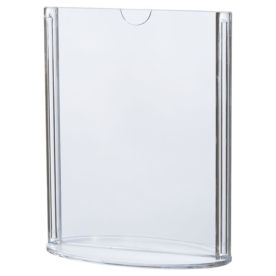 Oval Menukortholder vertikal - A4 - 21x29.7 cm