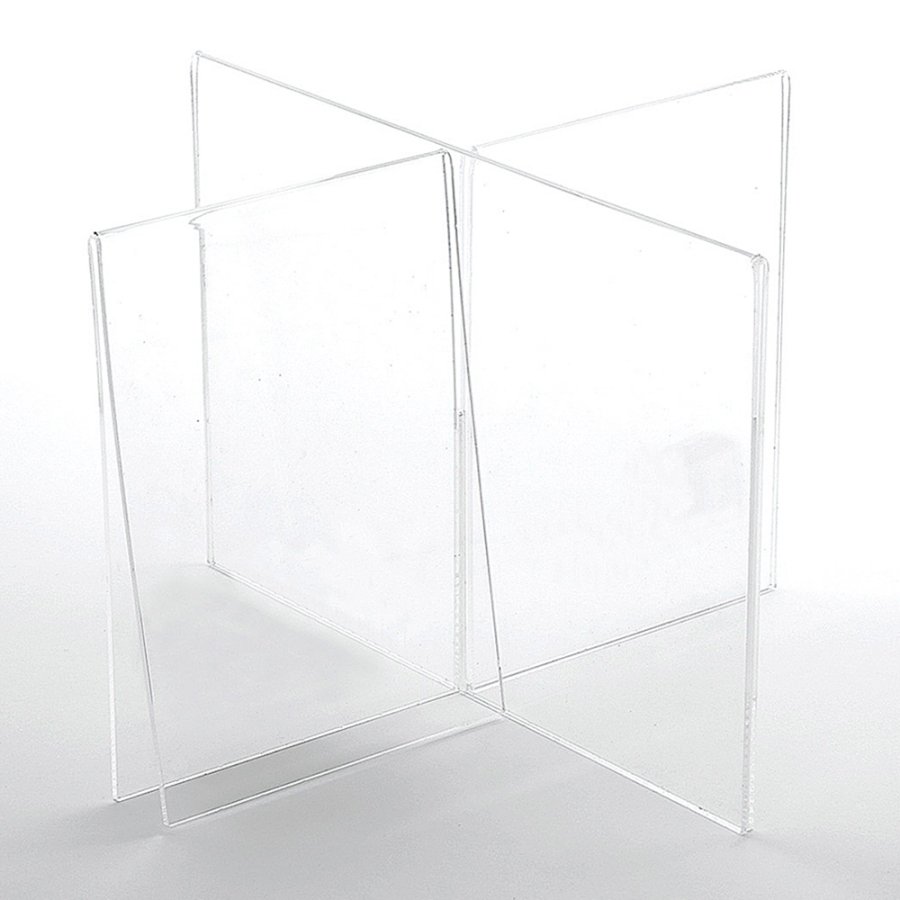 Cross Menukortholder vertikal, x4 - A6 - 10.5x14.8 cm