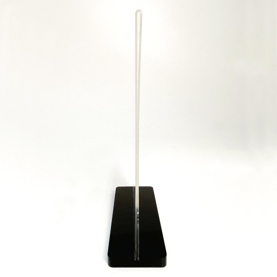 Menukortholder Black Bottom, vertikal, sort, M65
