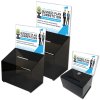 Tip-boks / forslagskasse med akrylholder, sort akryl, A5 - 14,8 x 21 cm #5
