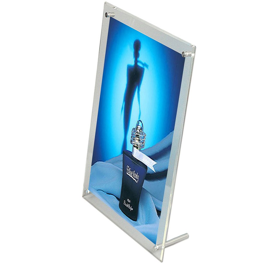 Menukortholder med ben - M65 Flyer - 9.9x21 cm