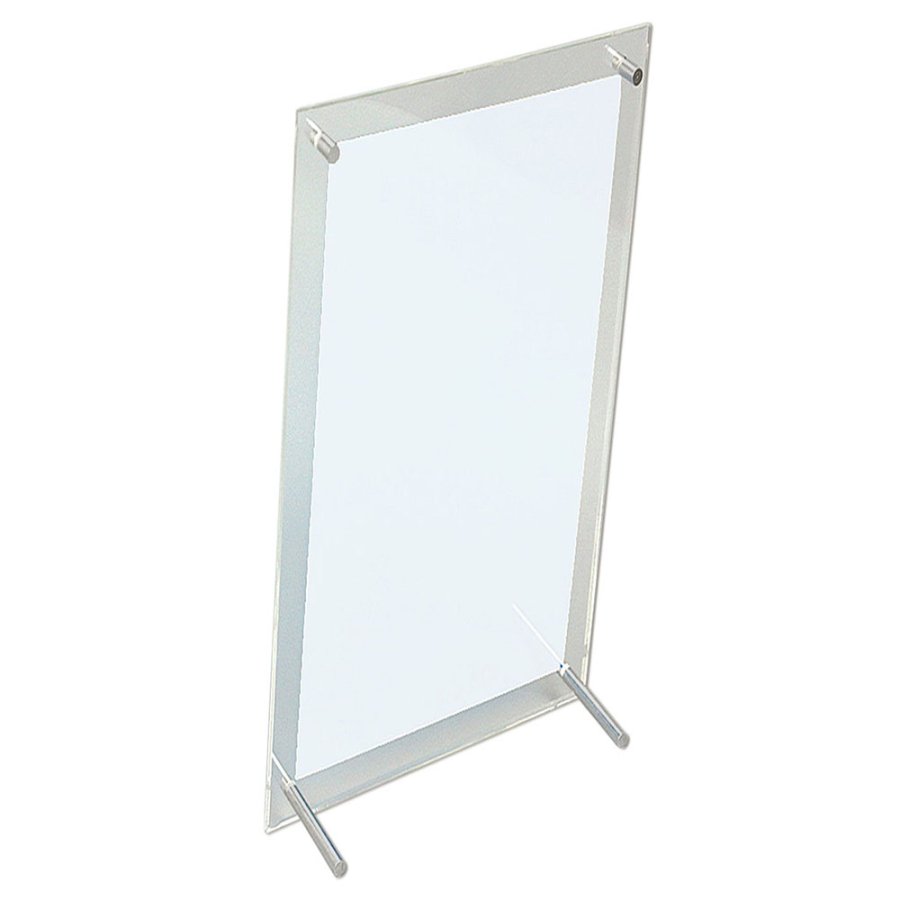 Menukortholder med ben - M65 Flyer - 9.9x21 cm