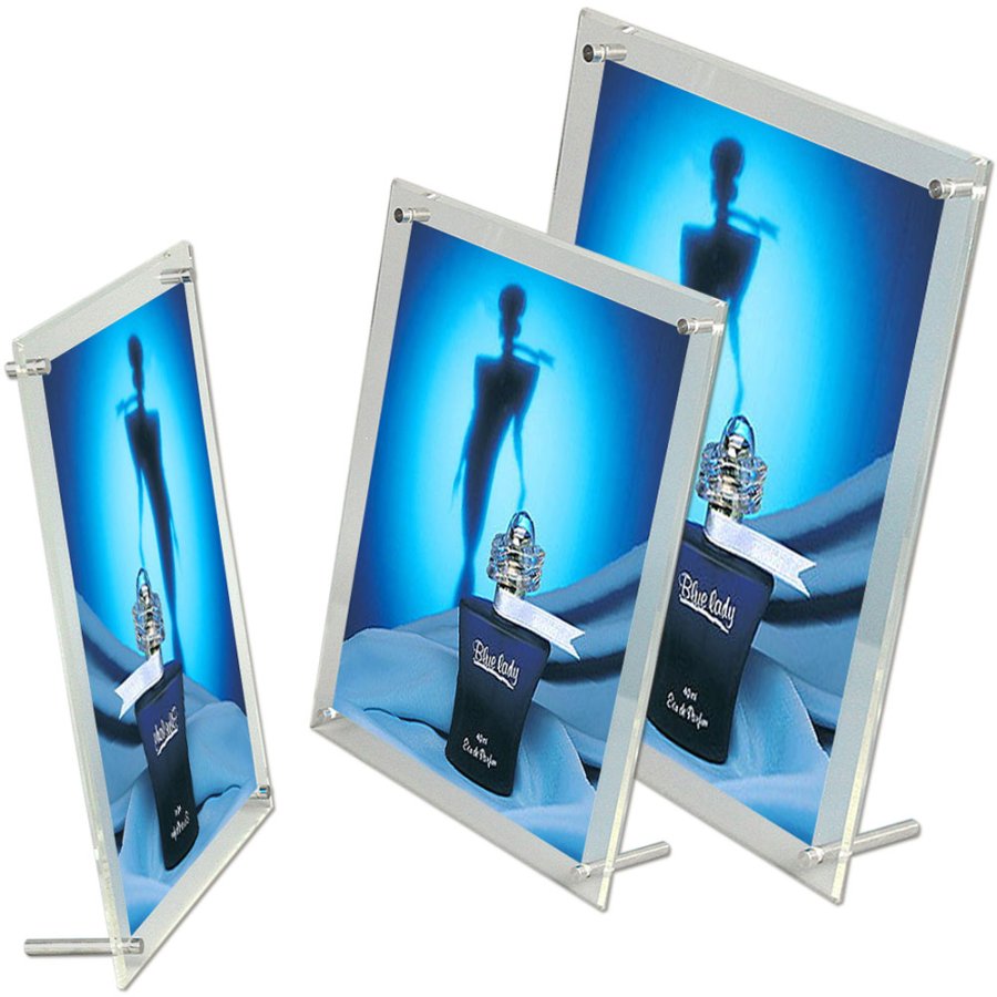 Menukortholder med ben - A4 - 21x29.7 cm