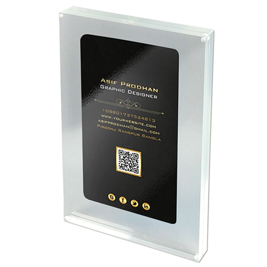 Block Menukortholder - M65 Flyer - 9.9x21 cm