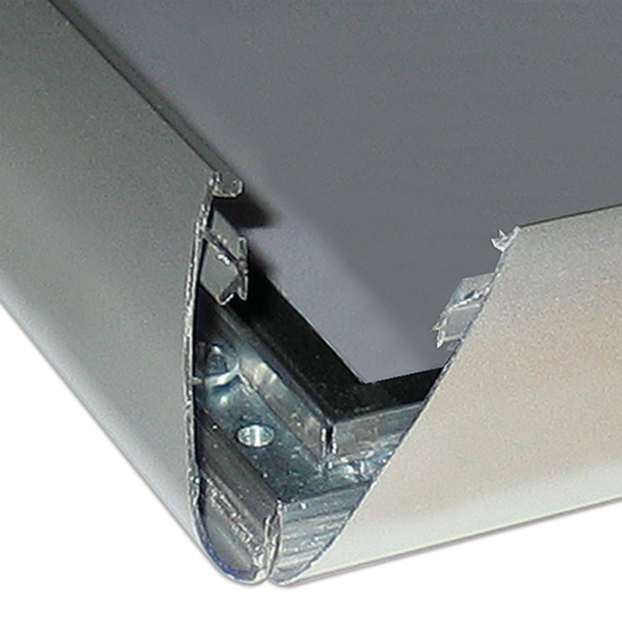 Watersafe Klikramme med 35mm aluminium profil, s&oslash;lv - 70x100 cm