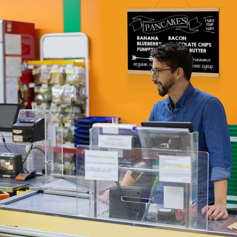 Wood Poster Hanger i lys b&oslash;g. plakatliste i tr&aelig;, magnetisk - 50cm s&aelig;t