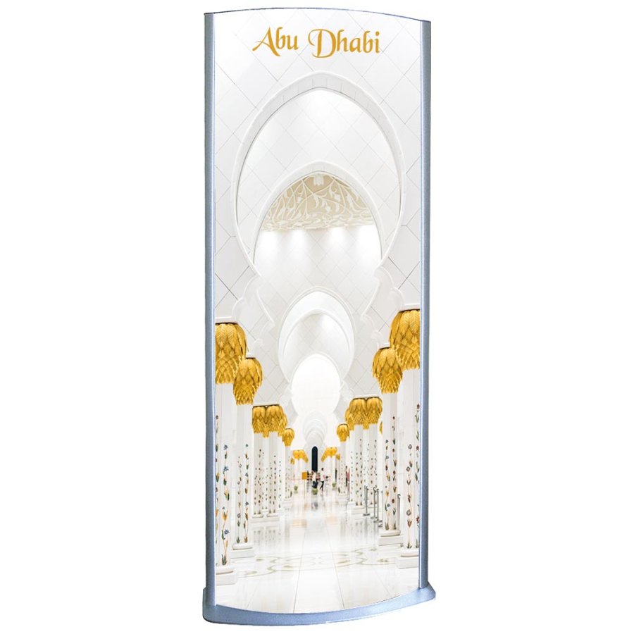 Totem Elipse Lightstand 60x170cm dobbeltsidet