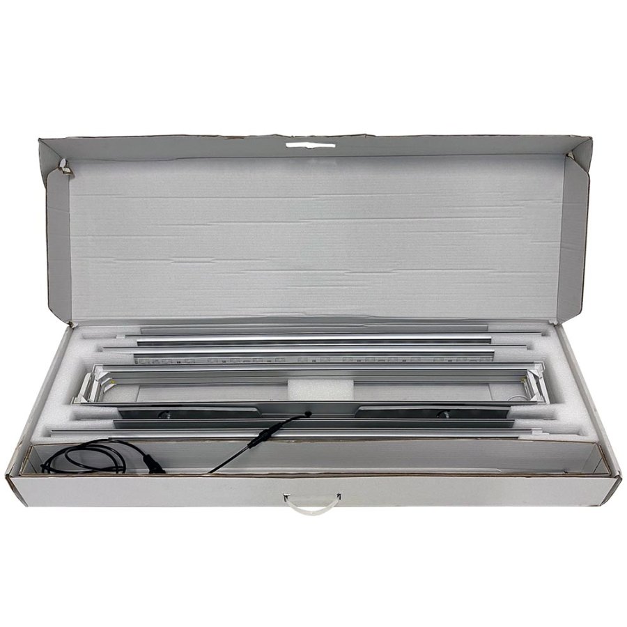 LED lysv&aelig;g LED-TEX Lightbox stand dobbeltsidet, 85x200cm