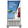 Heavy Outdoor Betonstander Gadeskilt - 100x140 cm #1