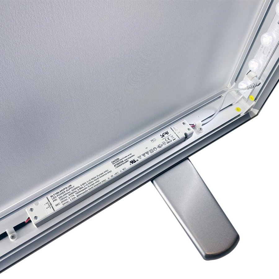 LED-TEX Lightbox stand dobbeltsidet, 100x250cm