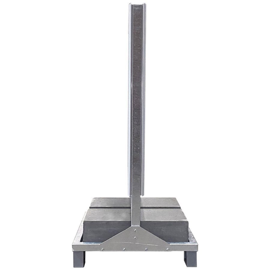 Heavy Outdoor Betonstander Gadeskilt - 70 x 100 cm