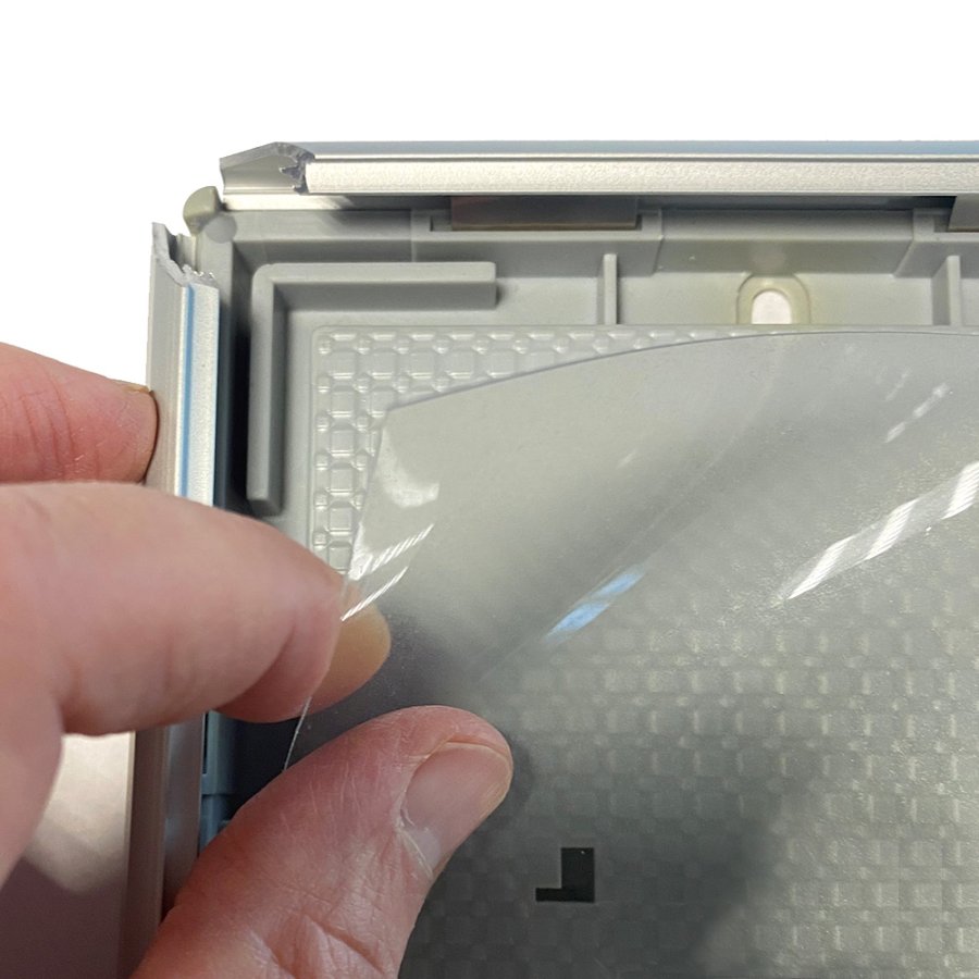 Opti Klikramme med 14mm aluminium profil, s&oslash;lv - A5