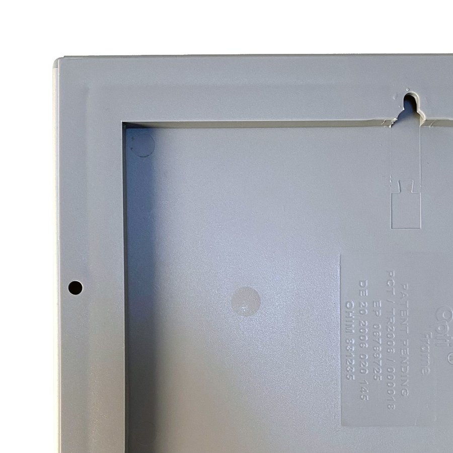 Opti Klikramme med 25mm aluminium profil, s&oslash;lv - A3