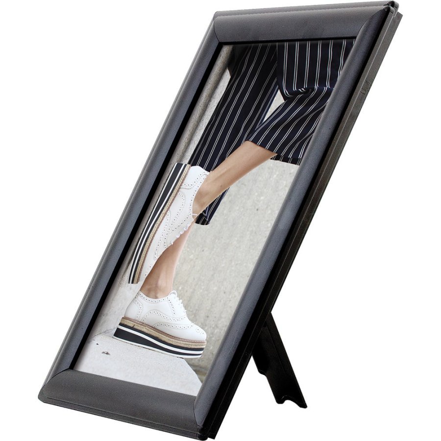 Klikramme, Photo, 25 mm aluminium profil s&oslash;lv, A4 - 21 x 29,7 cm