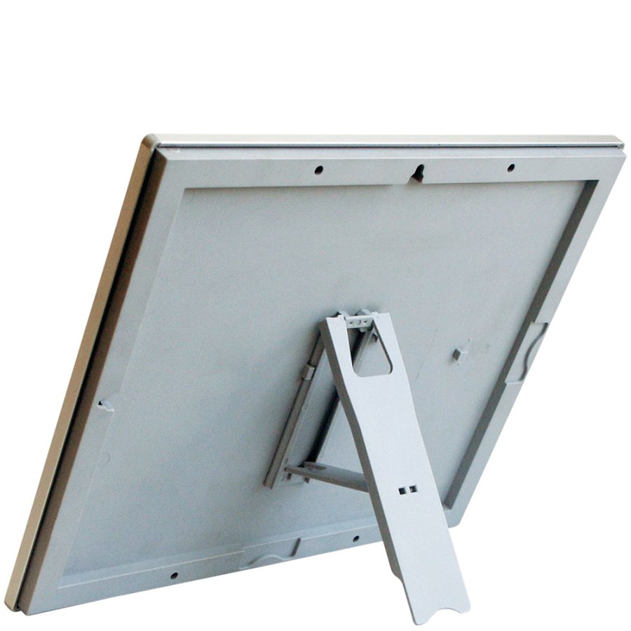 Photo Klikramme med 14mm aluminium profil, s&oslash;lv - A4