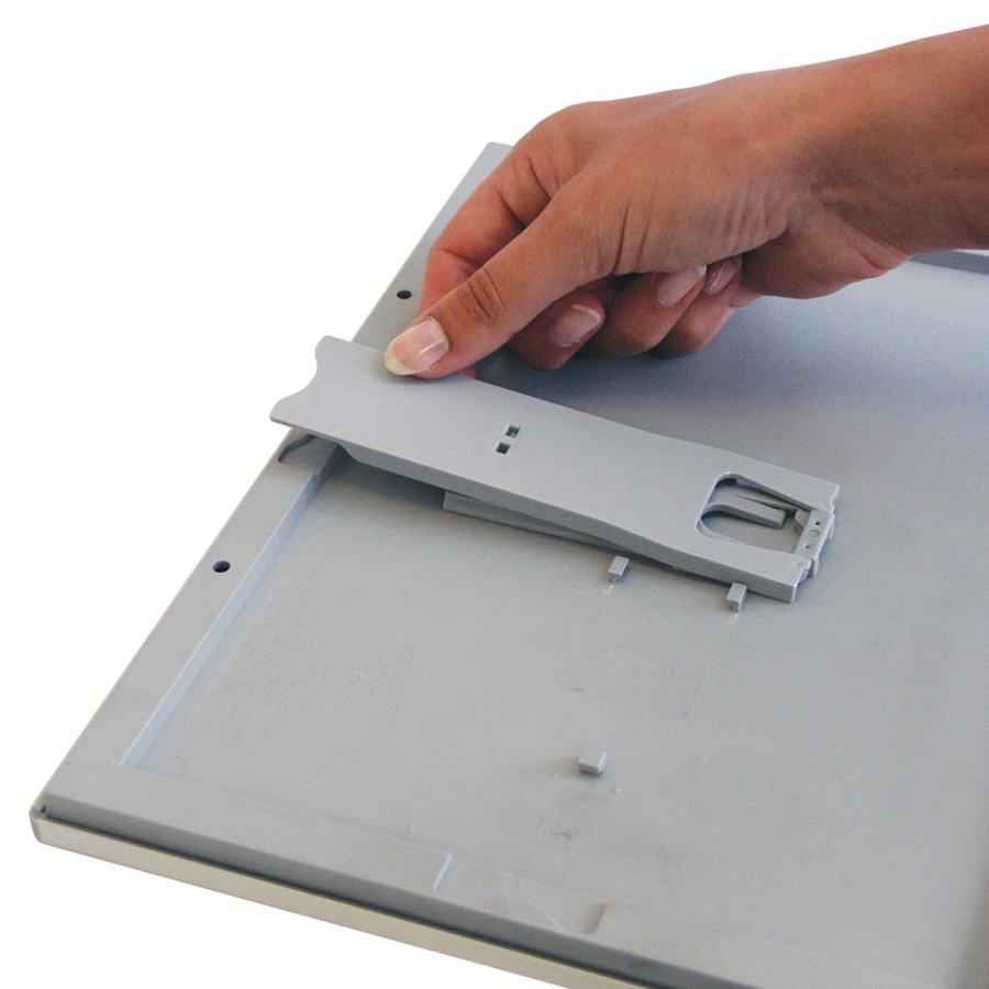 Photo Klikramme med 14mm aluminium profil, s&oslash;lv - A4