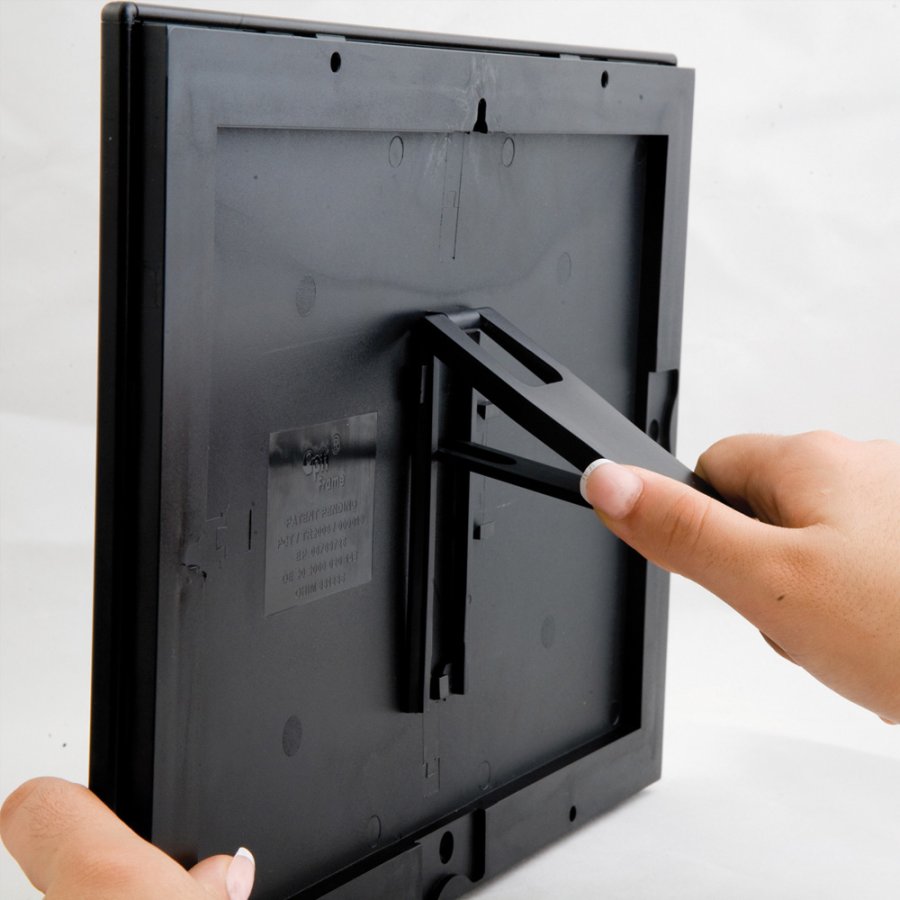 Klikramme, Photo, 14 mm aluminium profil s&oslash;lv, A4 - 21 x 29,7 cm