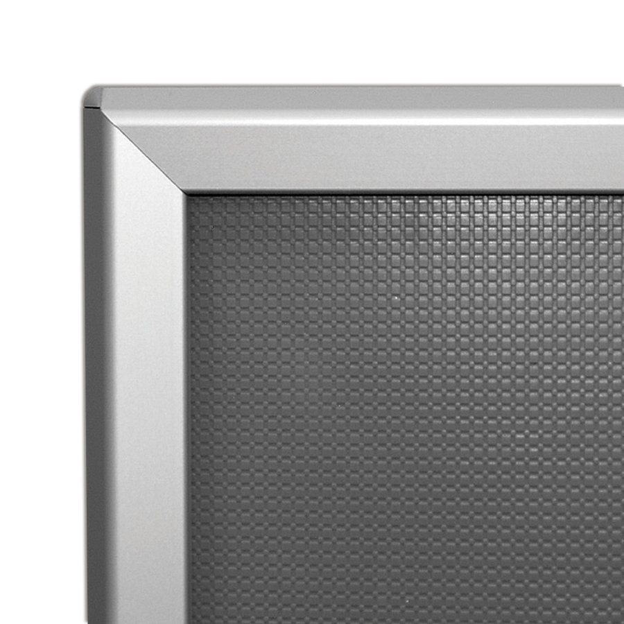 Opti Klikramme med 25mm aluminium profil, s&oslash;lv - 50x70 cm