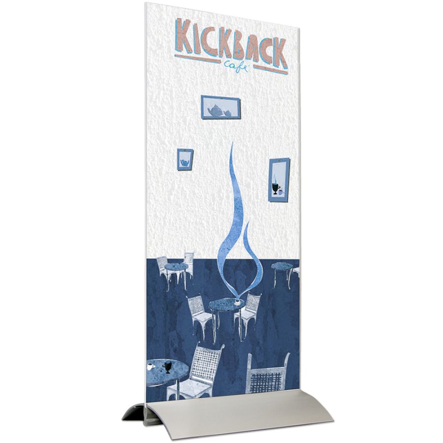 Swing Wing Menukortholder vertikal - M65 Flyer - 9.9x21 cm